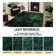 Stylish Fluffy Dark Green Plush Rug