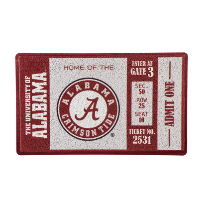 NCAA Team Non-Slip Outdoor Doormat
