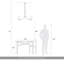 Iselle 9 Light Chandelier with Hammered Water Glass Shade-1165394145