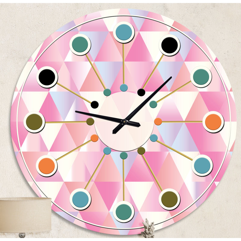 Horloge murale Diamond Retro VI - Mid-Century, Moyenne