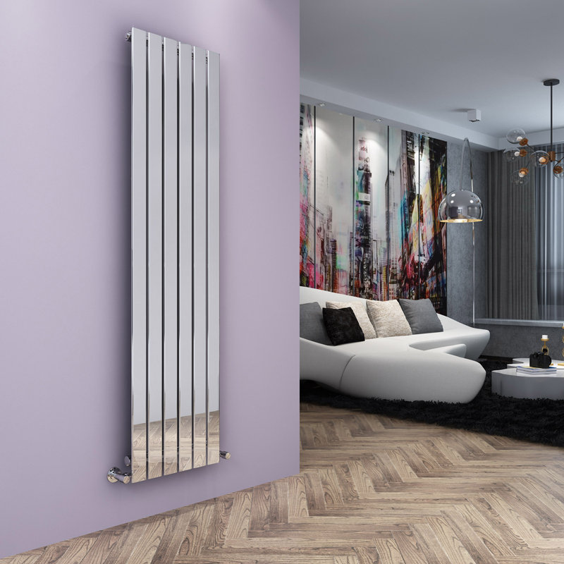 Quackenbush Vertical Designer Radiator, 1800mm H x 452mm W x 70mm D