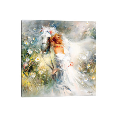 White Dream by Willem Haenraets - Wrapped Canvas Painting