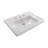 BOCCHI Taormina 19'' Fireclay Rectangular Bathroom Sink with Overflow-94265127-90558779