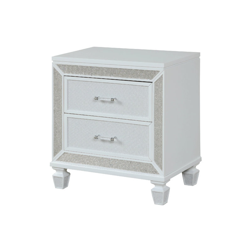 Table de chevet Kaliyanei, Blanc