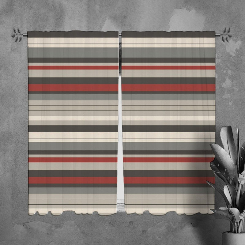 Paire de rideaux obscurcissant en polyester Kalla, L 40 po x L 82 po