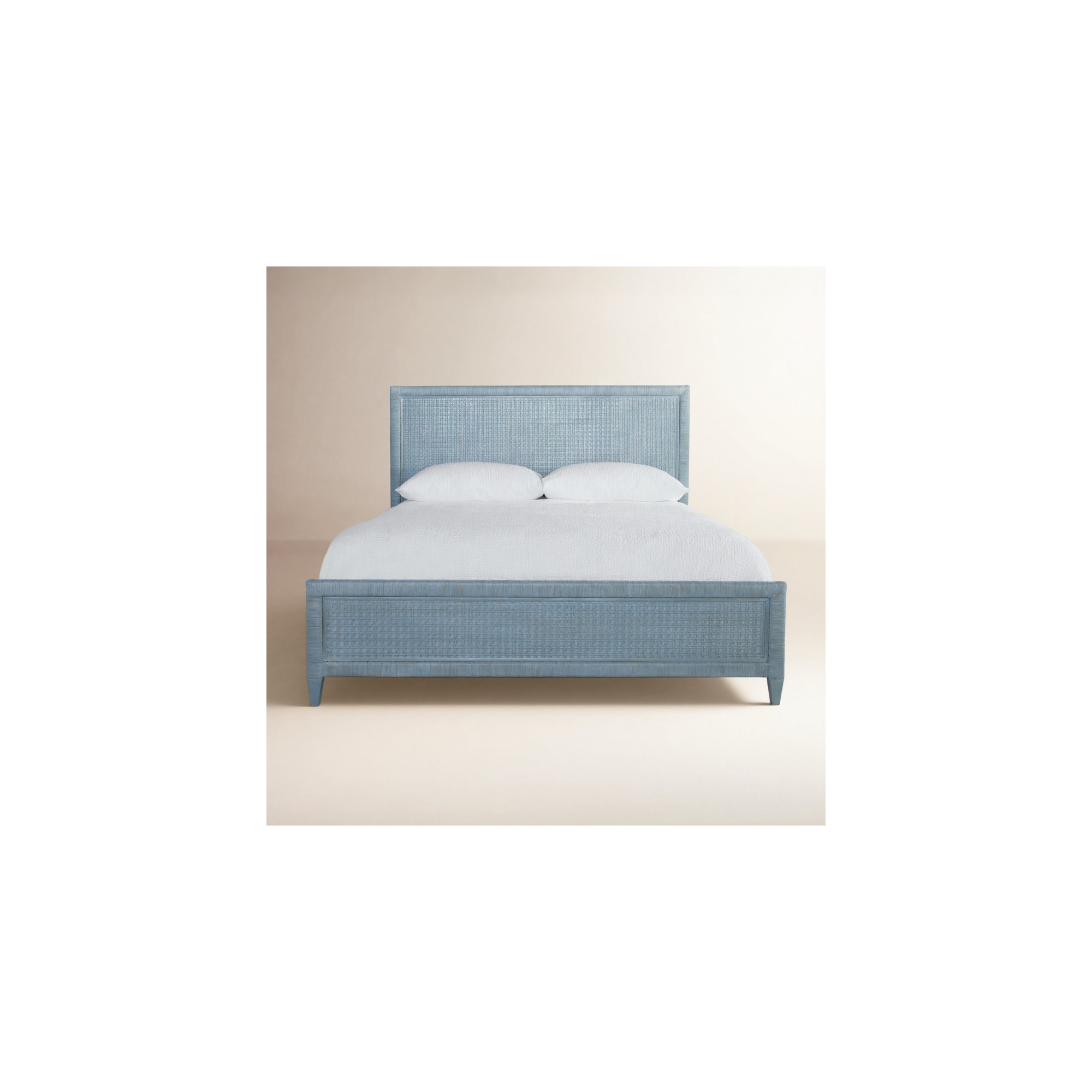 Monterey Woven Bed, Queen, Sea Glass