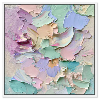 Flowing Mousse II Canvas Textured Digital by Art Remedy