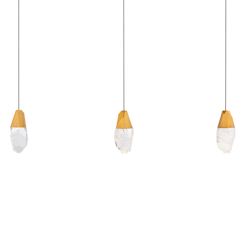 Martini 3 - Light LED Pendant, Black, Clear/White