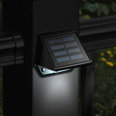 Éclairage solaire à DEL intégré pour terrasse