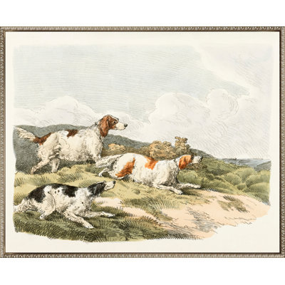 Hounds on the Hunt I Canvas Wall Art