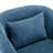 360-Degree Swivel Upholstered Armchair with Accent Pillow-367928024