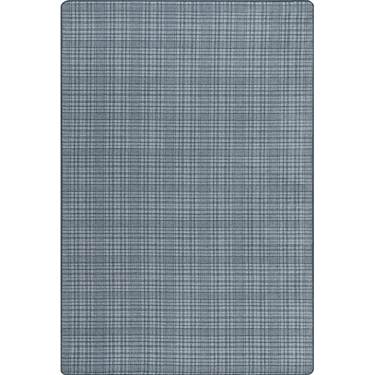 Imagine clubhouse Denim Area Rug
