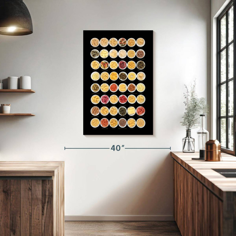Yarlin Pasta Sampler, 39" H x 26" W