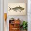 « Donovan antique Fish III », reproduction d’art sur toile-1413403697