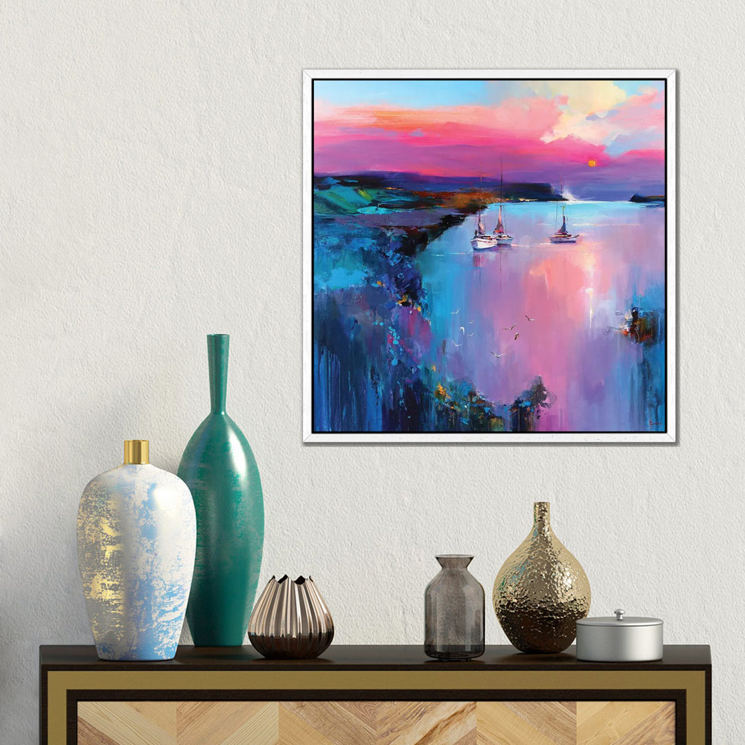 Fabulous Turquoise von Tatyana Yabloed - Galerie-verpackte Leinwand Giclée auf Leinwand