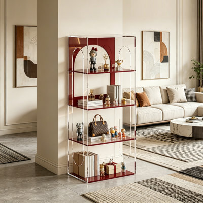 Multi-purpose display acrylic bookcase