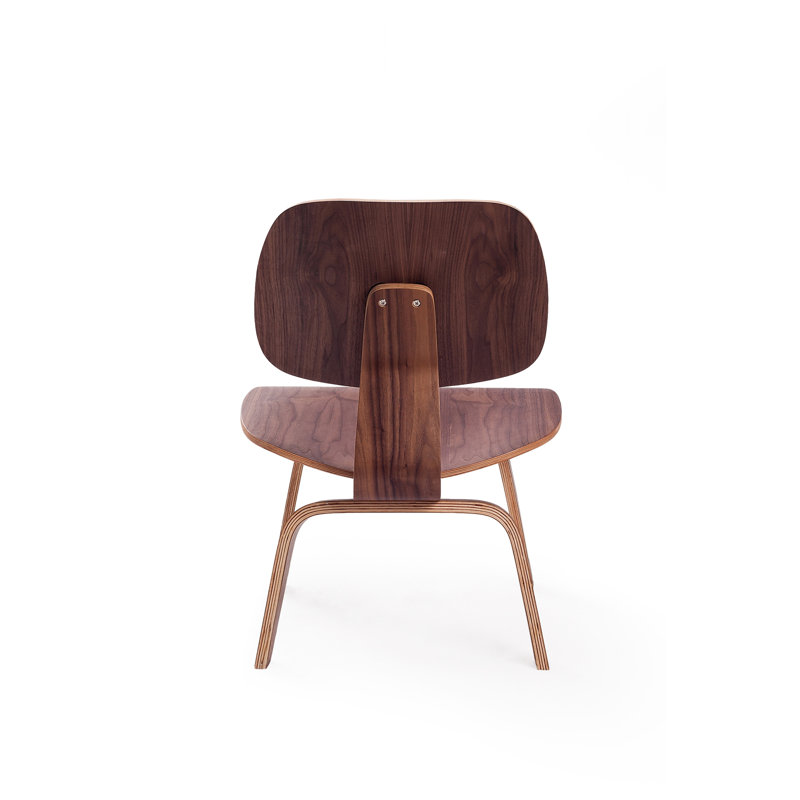 Méridienne moulée en contreplaqué, Walnut