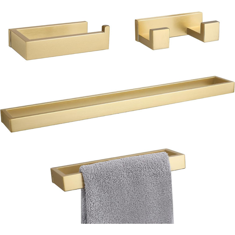 Hoomic 4 - Piece Bathroom Hardware Set | Wayfair