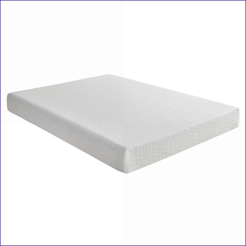 Mattresses, Queen Size Firm Gel-Infused Memory Foam Mattress in a Box, Snow White | Foam | Queen