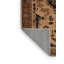 Tapis brun lavable à la machine-715616847