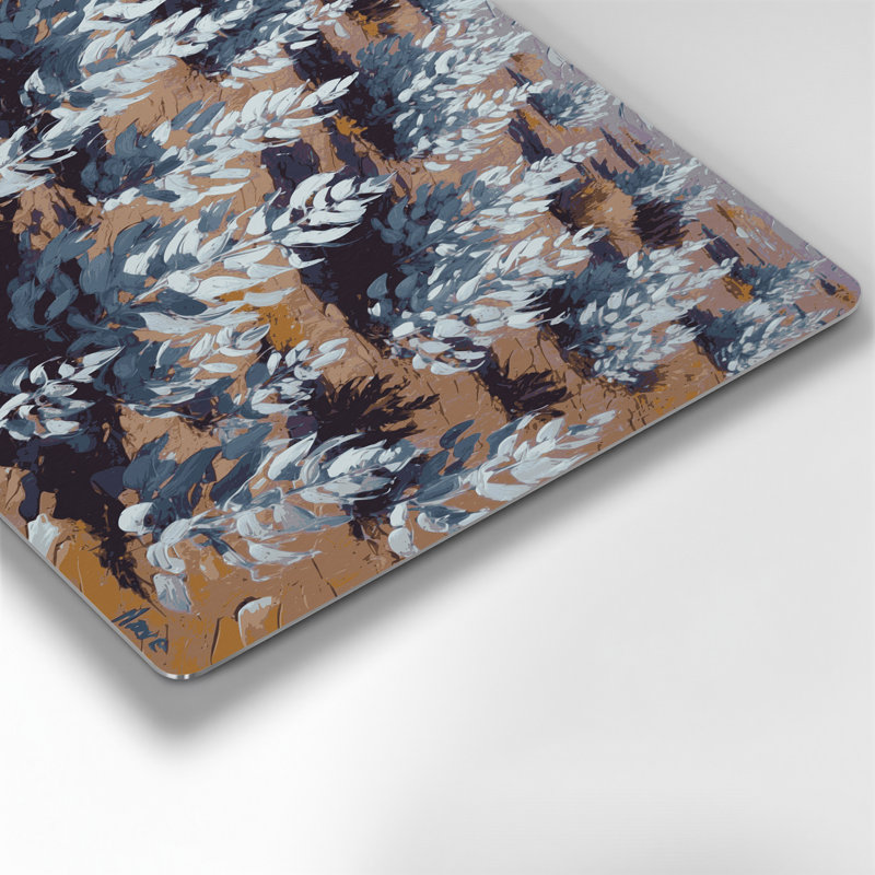 «Southwestern Plants Sagebrush 192», art mural en métal gris