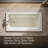 Archer 60" x 32" Drop In Whirlpool Acrylic Bathtub with Heater-2563519