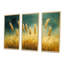 «Green Golden Wheat Fields II», ensemble d'art mural ferme-1157856435-1157856441