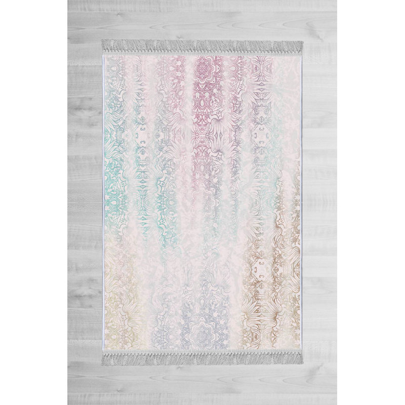Luxurious Non-Slip Woven Carpet, 100% Velvet Fabric, 31.5 x 47.2 inches | Antibacterial, 13.5 mm Total Height, Machine Washable | Ideal for Living Room, Bedroom & Home Decor, Soft & Durable Design