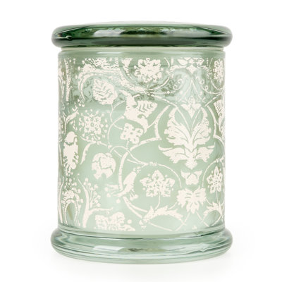 Fresh Scented Jar Candle with Glass Holder