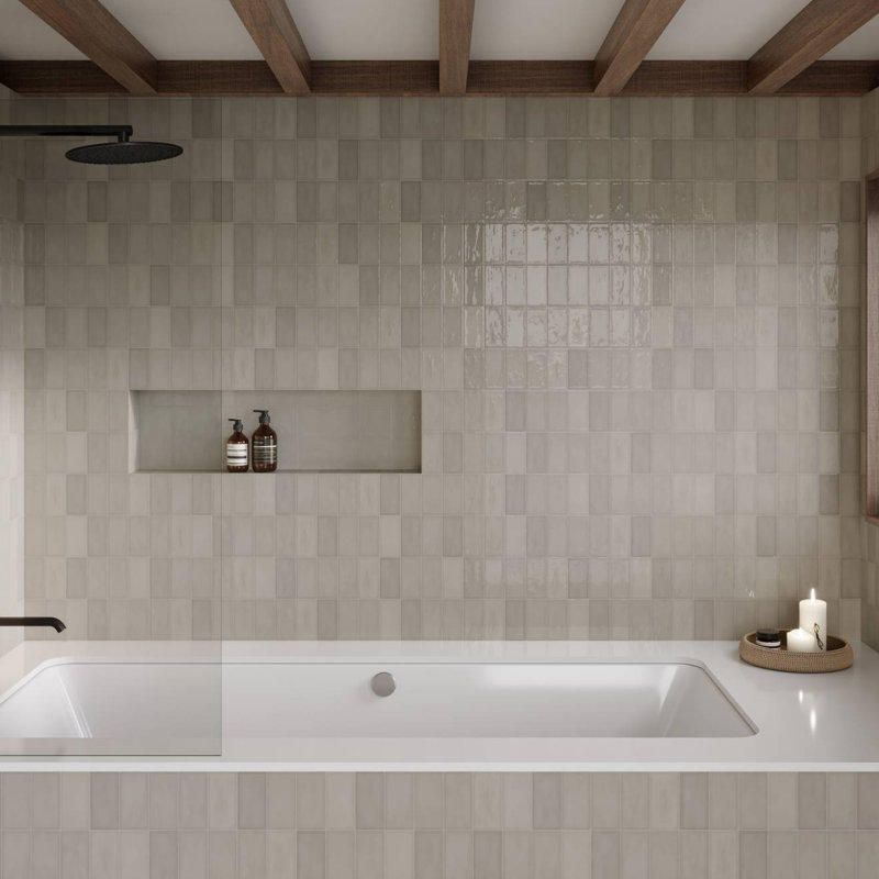 Marin 2.5" X 5" Ceramic Wall Tile, Coastal Cliff