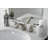Kingston Brass Serena Two-Handle 3-Hole Deck Mount Widespread Bathroom Faucet with Retail Pop-Up Drain-57651925