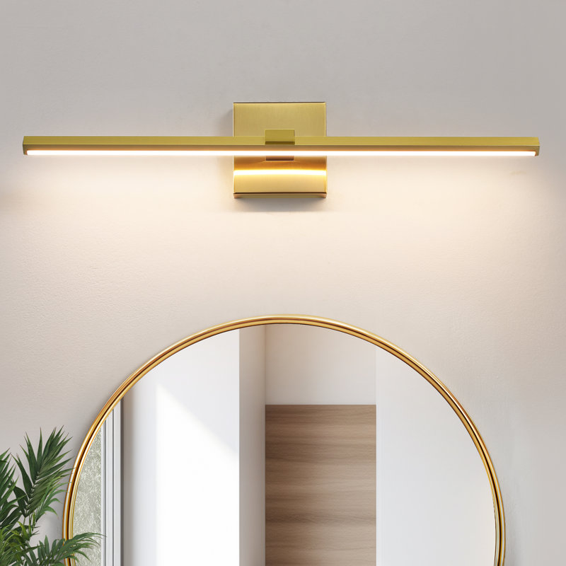 24" Dimmable LED Bath Bar, Gold