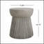 Table d'appoint d'extérieur en béton léger avec un design élégant en forme de sablier et une surface durable pour le patio et le jardin-1637402424