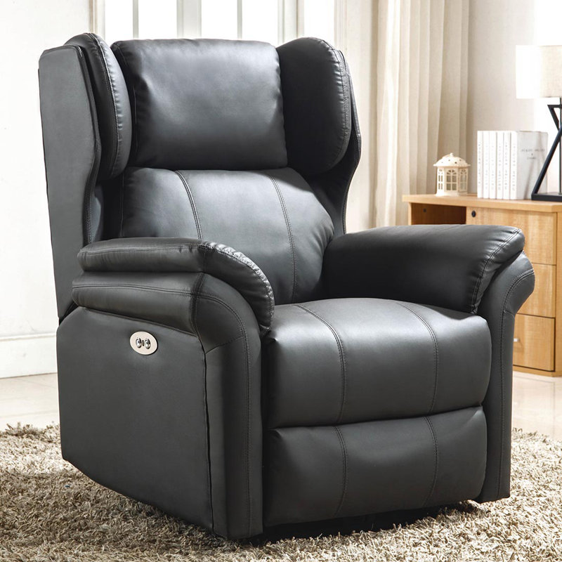 Shropshire 88cm Wide Wing Chair Recliner, Slate