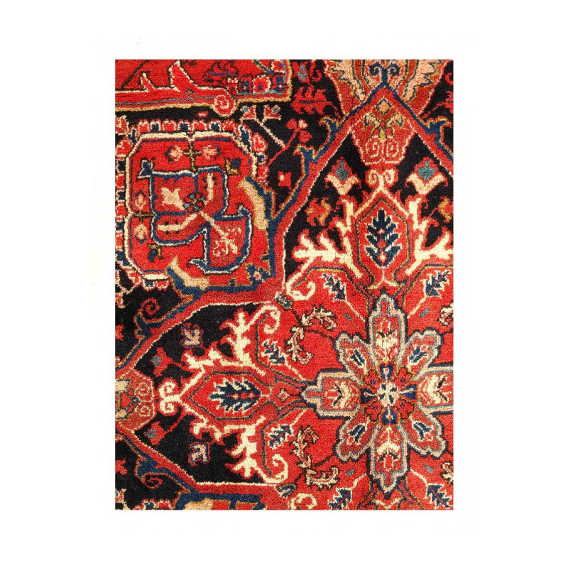 One-of-a-Kind 7'10" x 12' Area Rug in Blue/Begie/Rust