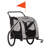 Foldable Pet Jogger Stroller with Detachable Carrier-65736251