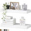 Ensemble de 2 tablettes de salle de bain pour tablettes murales flottantes pour salle de bain-186003217