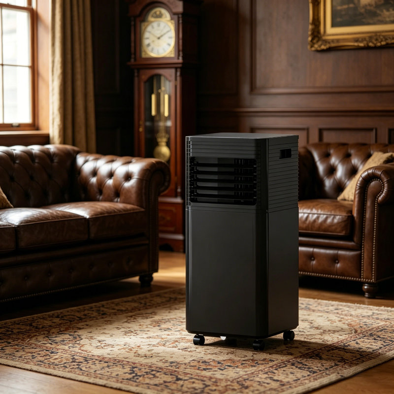 Climatiseur portatif 10000 BTU pour une pièce jusqu'à 441 pieds carrés Pi., Climatiseur portatif haute performance avec télécommande, minuterie 24H