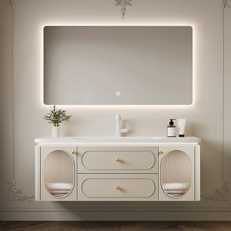 Meuble-lavabo moderne et élégant, H 19,7 po x l 59 po x P 21,7 po