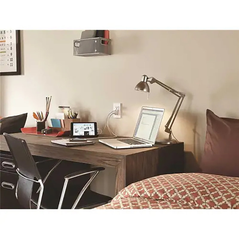 Ensemble de 3 prises de courant et de chargeur USB 5 à 15 Levron Decora 125 Volt