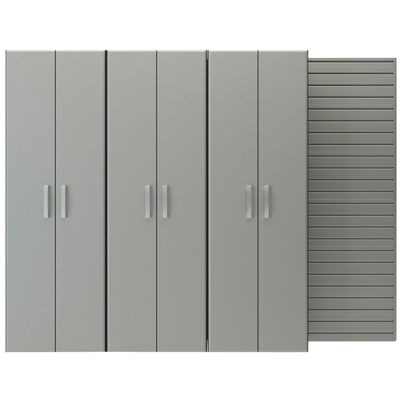 Ensemble de rangement haut 3 pièces Deluxe, argent