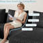 Canapé modulaire en U 107 po, canapé modulaire en U modulaire moderne, méridienne rembourrée en velours côtelé et assise profonde pour le salon, aucun assemblage requis-1806089668