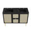 Meuble-lavabo double 48 po avec plateau en bois Modway-93811784-93811787