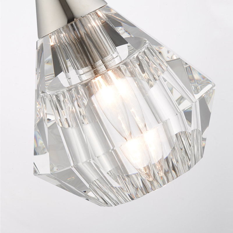 1 - Light Polished Nickel Pendant