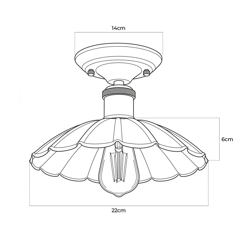 Semi Flush Mount, Yes