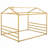 Metal House Shape Platform Bed