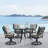 Bozarth 4 - Person Patio Dining Set Umbrella Hole Included Round Table with Cushions Included-494882710