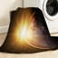 Jeté transparent en flanelle de polaire ultra douce, Our Earth in Cosmos et imprimé recto-131503920