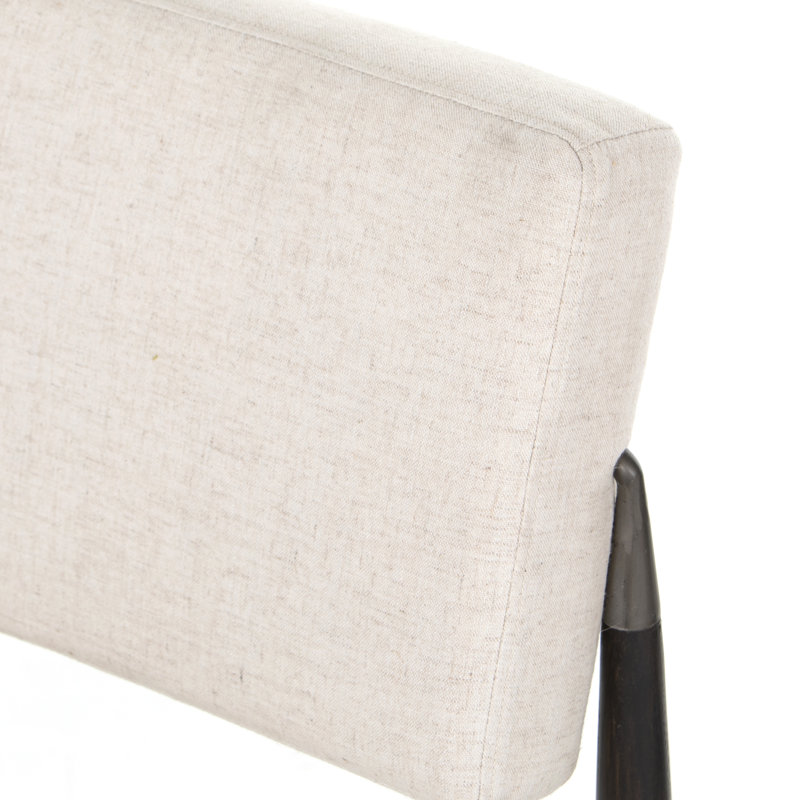 Anton Upholstered Dining Chair, Ivory Fabric