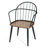 Manthey Wood and Metal Dining Chairs-110820398